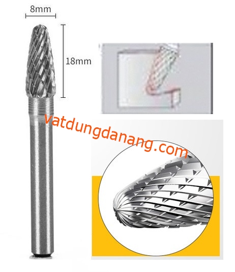 Mũi doa hợp kim Tungsten Carbide (hợp kim Vonfram) FX0818M06